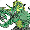 Embroidery digitizing: Craver Lizzard